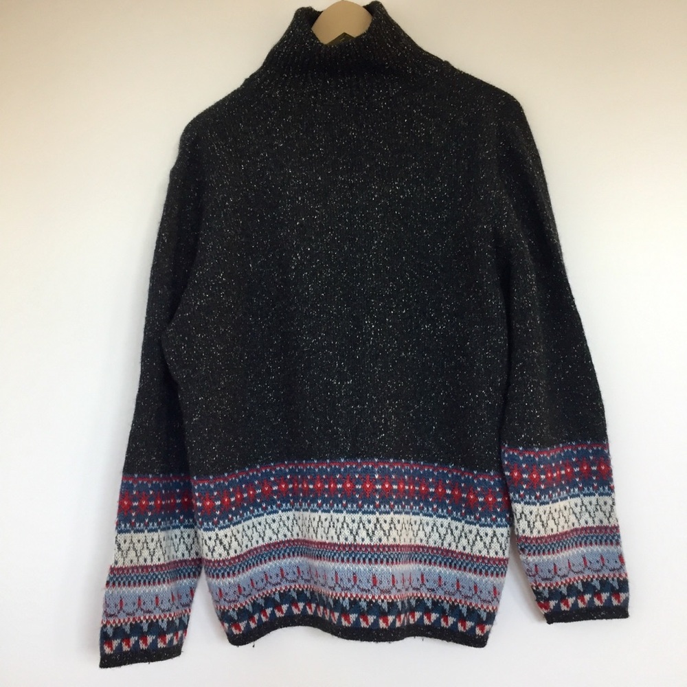 Jacquard Oversized Vintage Sweater